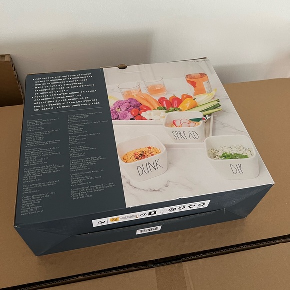 Rae Dunn 5 Piece Serving Set | Spread + Dip + Dunk + Serve | NEW Farmhouse Dip - Picture 5 of 15